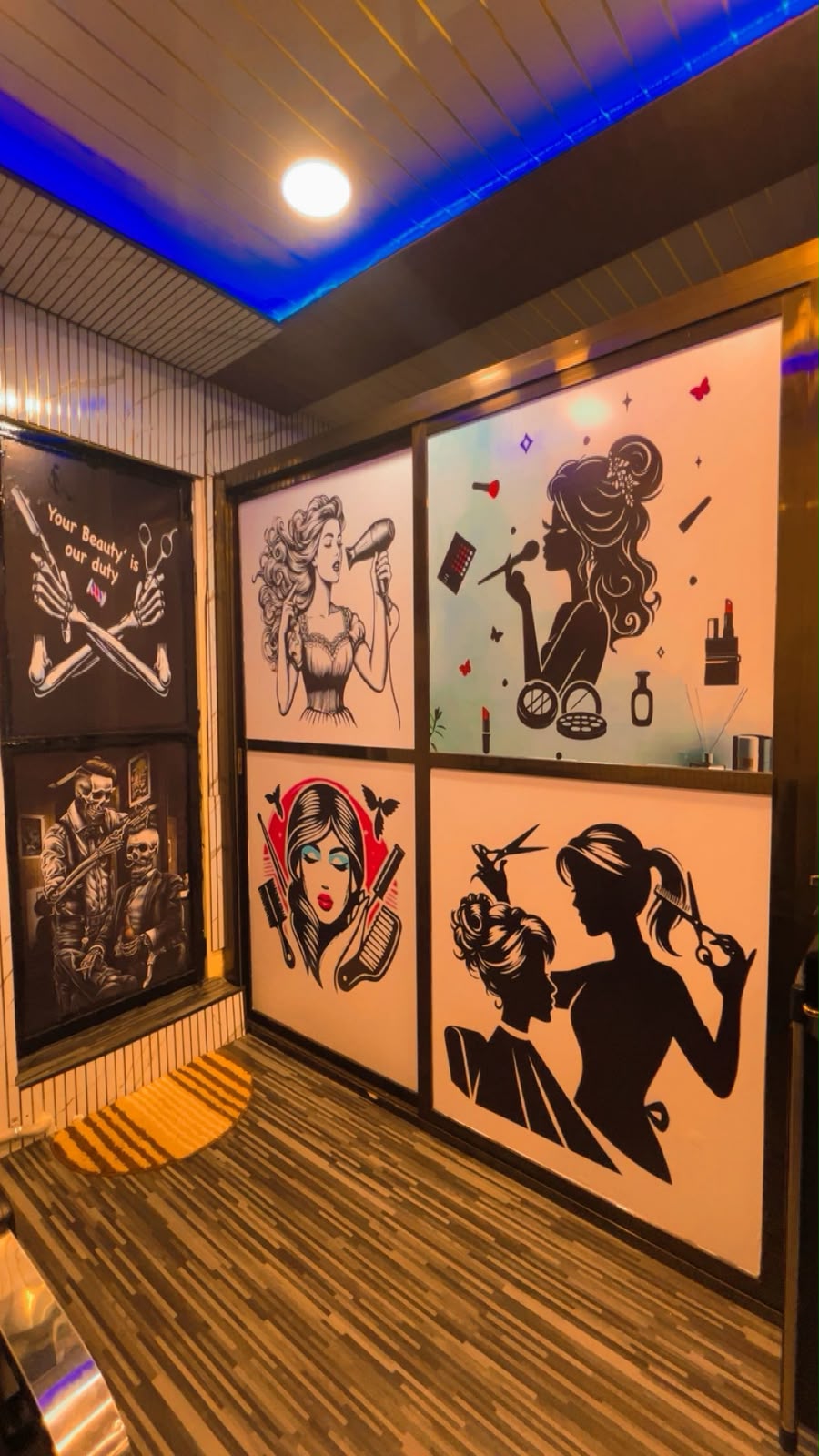 Salon Interior Design at P.N. Makeover